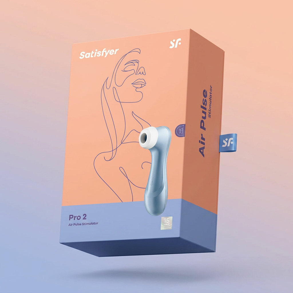 Clitoris Suction Stimulator Satisfyer Pro 2 Air Pulse Blue Satisfyer