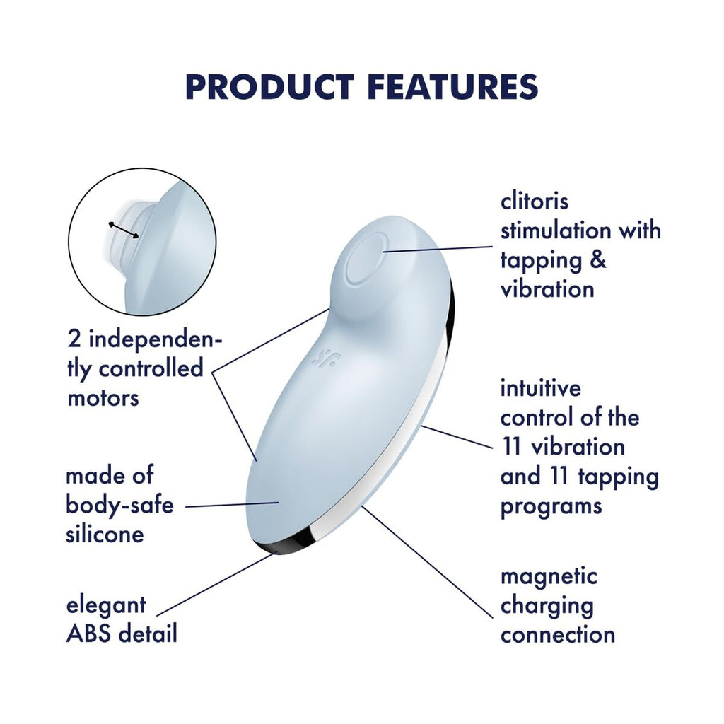 Erotic massager Satisfyer Blue-10