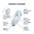 Erotic massager Satisfyer Blue-10